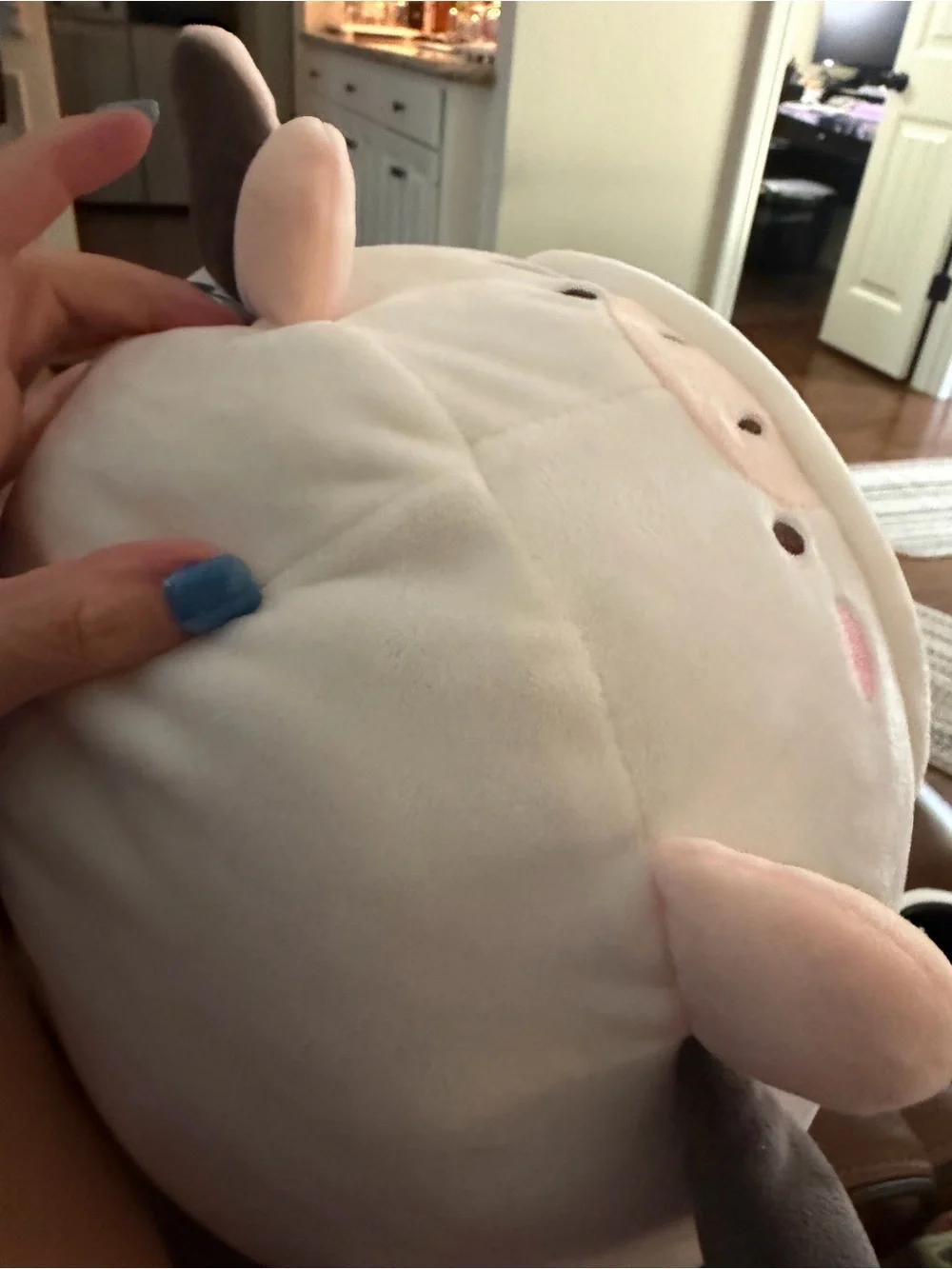 Squishmallows Chick in Cow hoodie w/easter egg Plush Animal, 12 in 406544